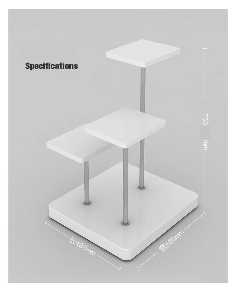 Clothing and Shoes Window Display Stand, Display Racks for Shoe Store, Small Shelves for Bag Store Display.