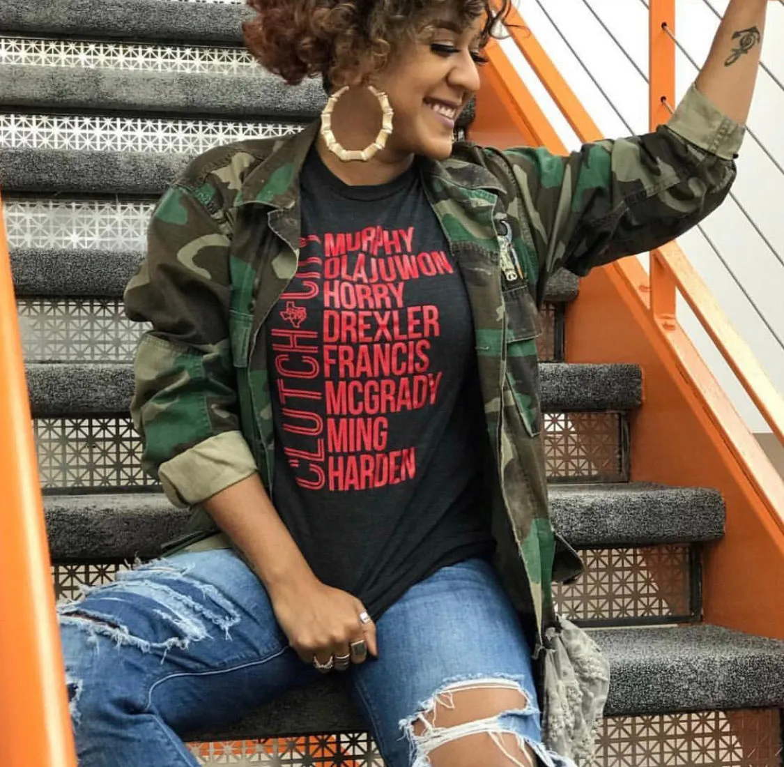 Clutch City Legends -Black and Red Unisex