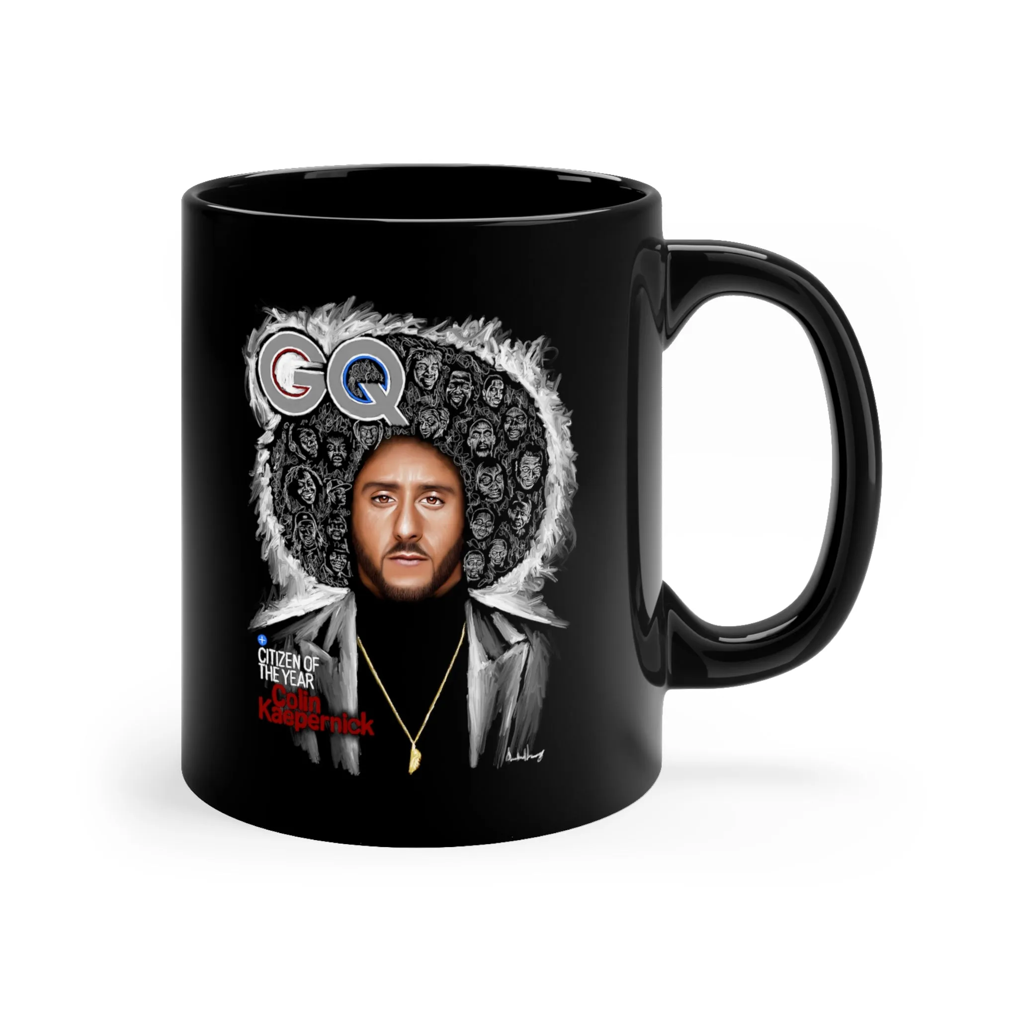 Colin Kaepernick | GQ | Justified  | Quote | Black Coffee Mug