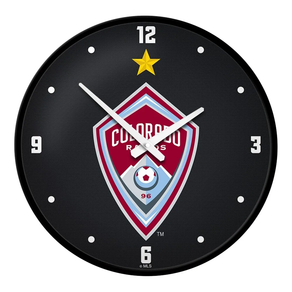 Colorado Rapids: Modern Disc Wall Clock