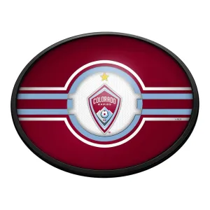 Colorado Rapids: Oval Slimline Lighted Wall Sign