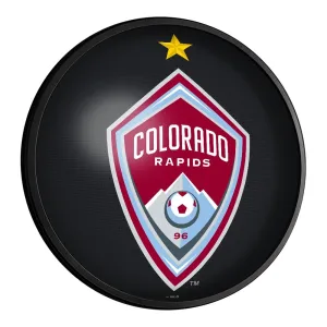 Colorado Rapids: Round Slimline Lighted Wall Sign