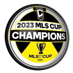 Columbus Crew: MLS Cup Champs - Round Slimline Lighted Wall Sign