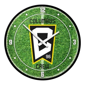 Columbus Crew: Pitch - Modern Disc Wall Clock
