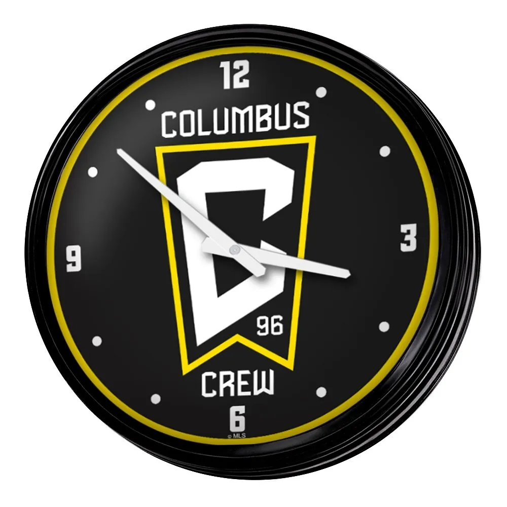 Columbus Crew: Retro Lighted Wall Clock