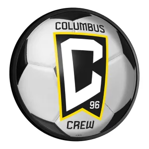 Columbus Crew: Soccer - Round Slimline Lighted Wall Sign