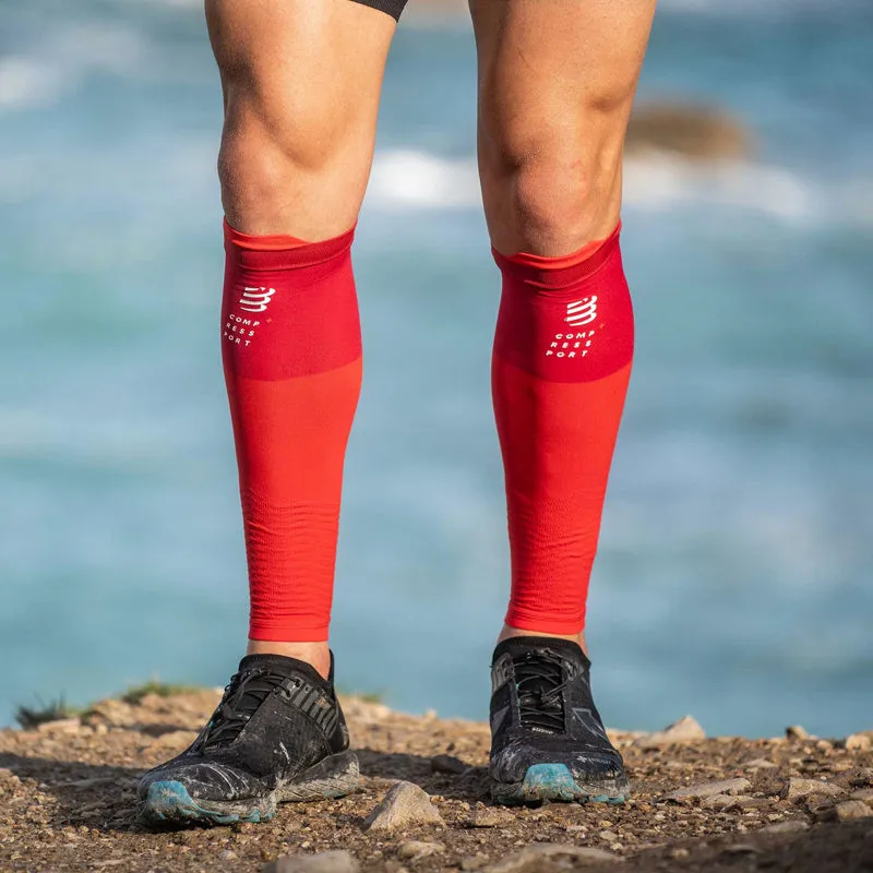 Compressport Unisex R2V2 Calf Sleeves Red - SU00002B_300
