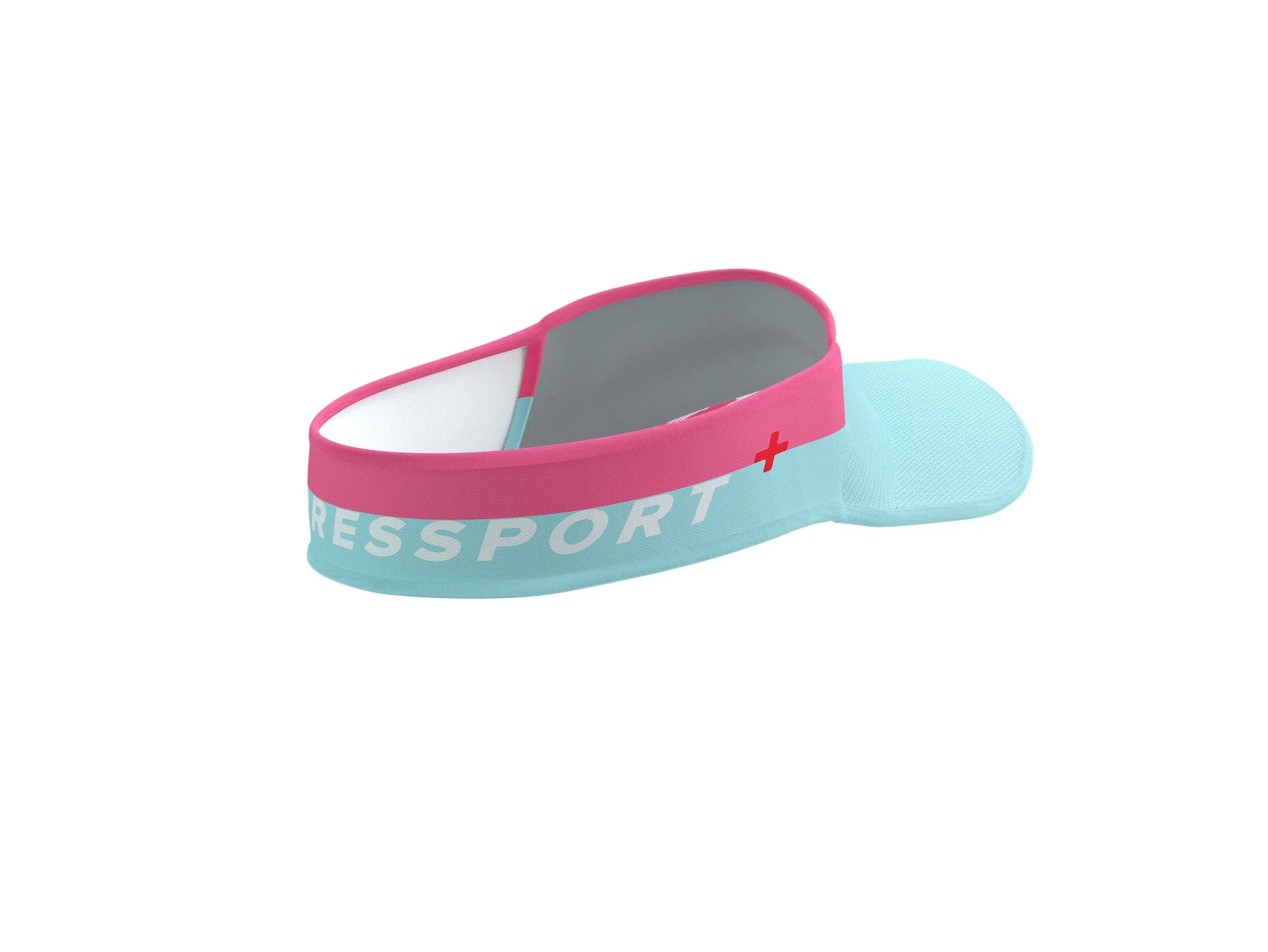 Compressport Unisex's Visor Ultralight - Iced Aqua/Hot Pink