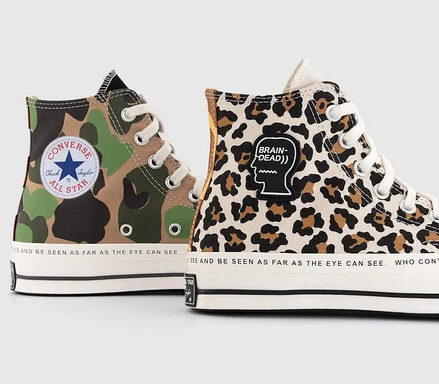Converse X Brain Dead Collaboration Cabinet Noir Woman A03279 Tiger