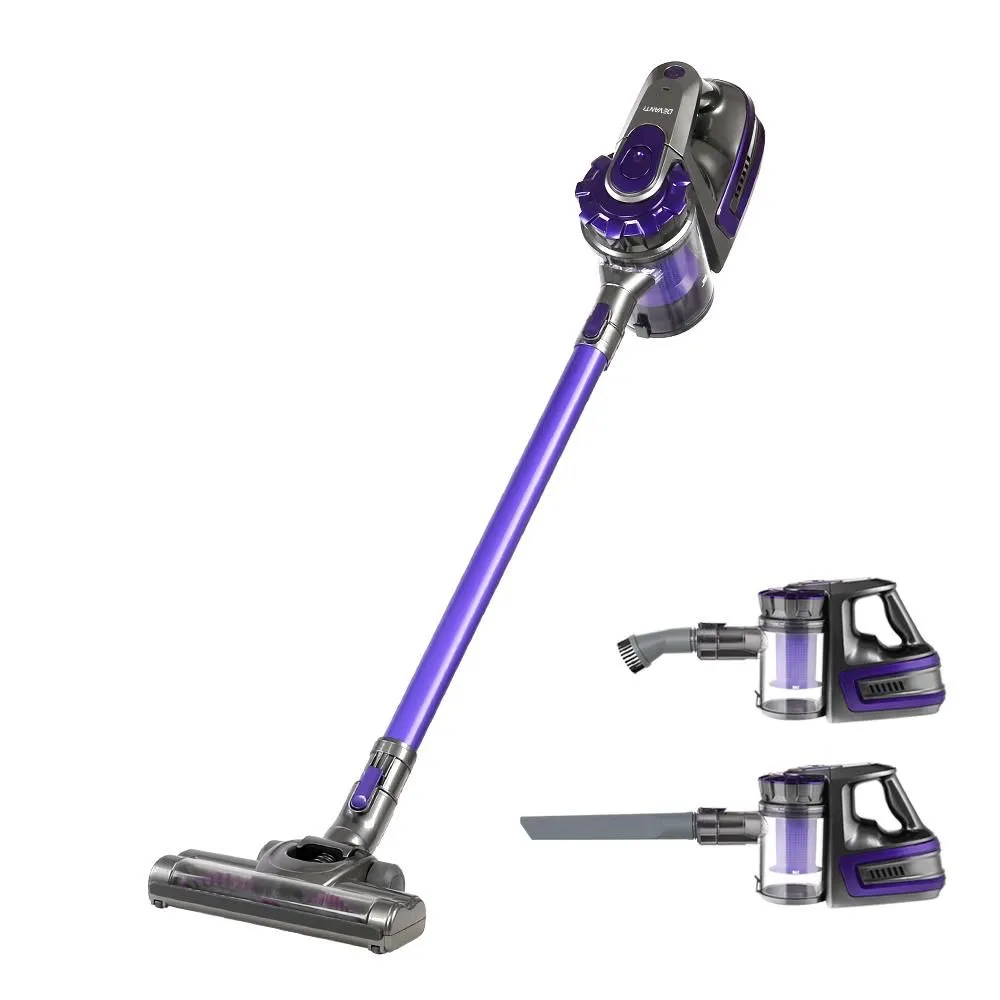 Cordless Handheld Stick Vacuum Cleaner 2 Speed Purple Grey