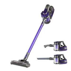 Cordless Handheld Stick Vacuum Cleaner 2 Speed Purple Grey