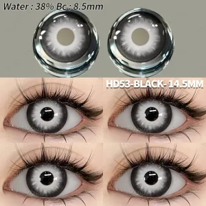 Cosplay HD53 Black 14.2mm 1 Pair | 1 Year