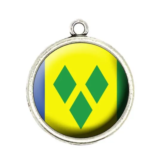 Country Flags of the World Charms Q Thru Z