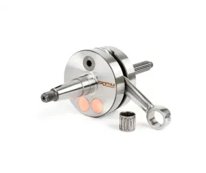 Crankshaft Long Stroke BGM Evolution 2 55mm Stroke 110mm Conrod | Piaggio Maxi 2-stroke, Aprilia SR125, Gilera Runner 125FX, 180FXR, Italjet Dragster 125, 180, Piaggio SKR125, SKR150, TPH125, Skipper125, Skipper150, Hexagon 125EX, 150E