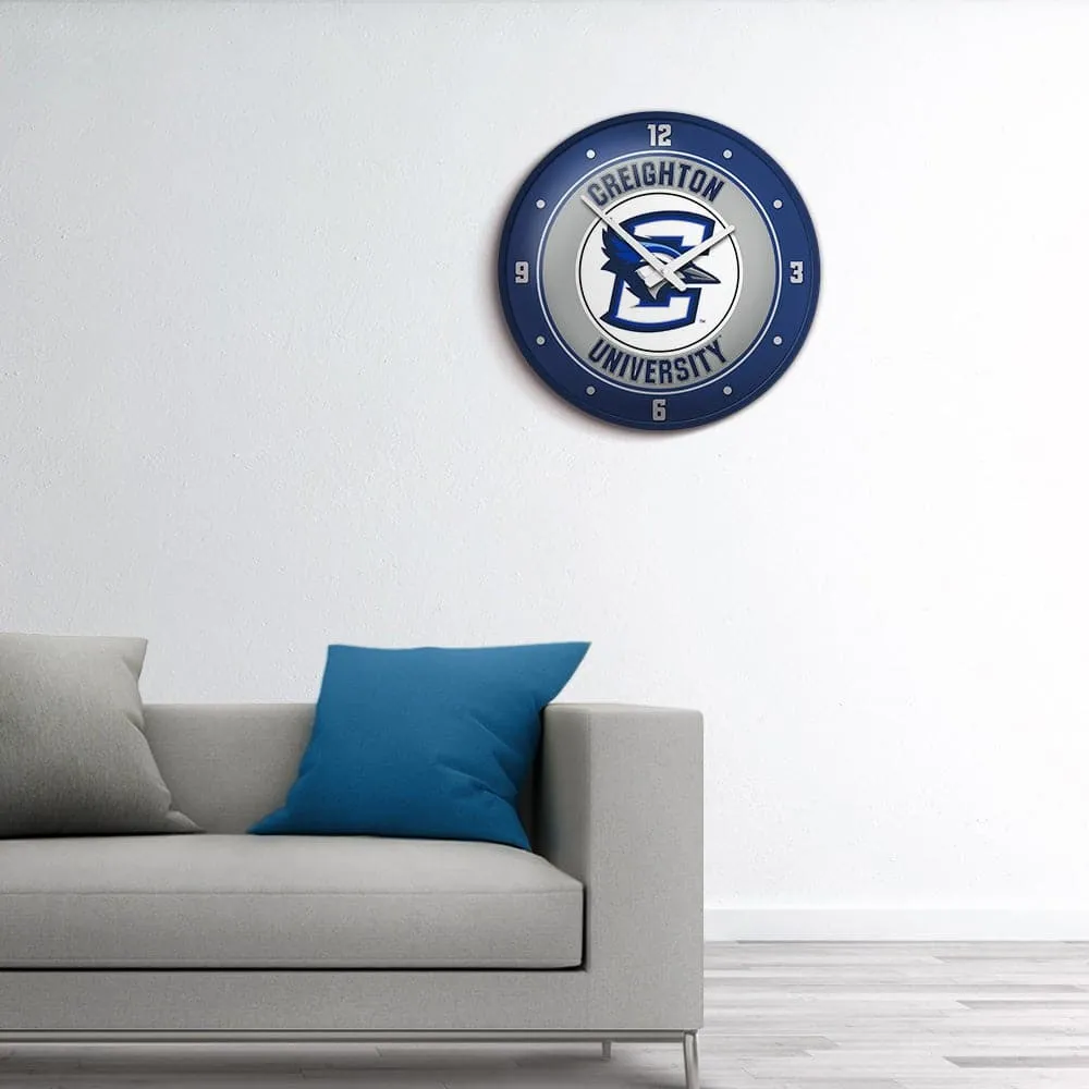 Creighton Bluejays: Modern Disc Wall Clock