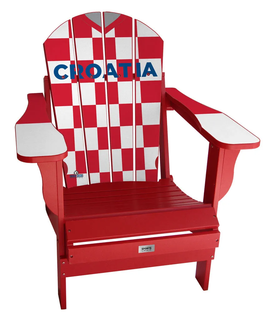 Croatia Complete Custom with personalized name World Soccer Chair Mini