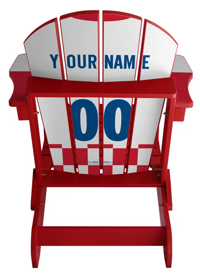 Croatia Complete Custom with personalized name World Soccer Chair Mini