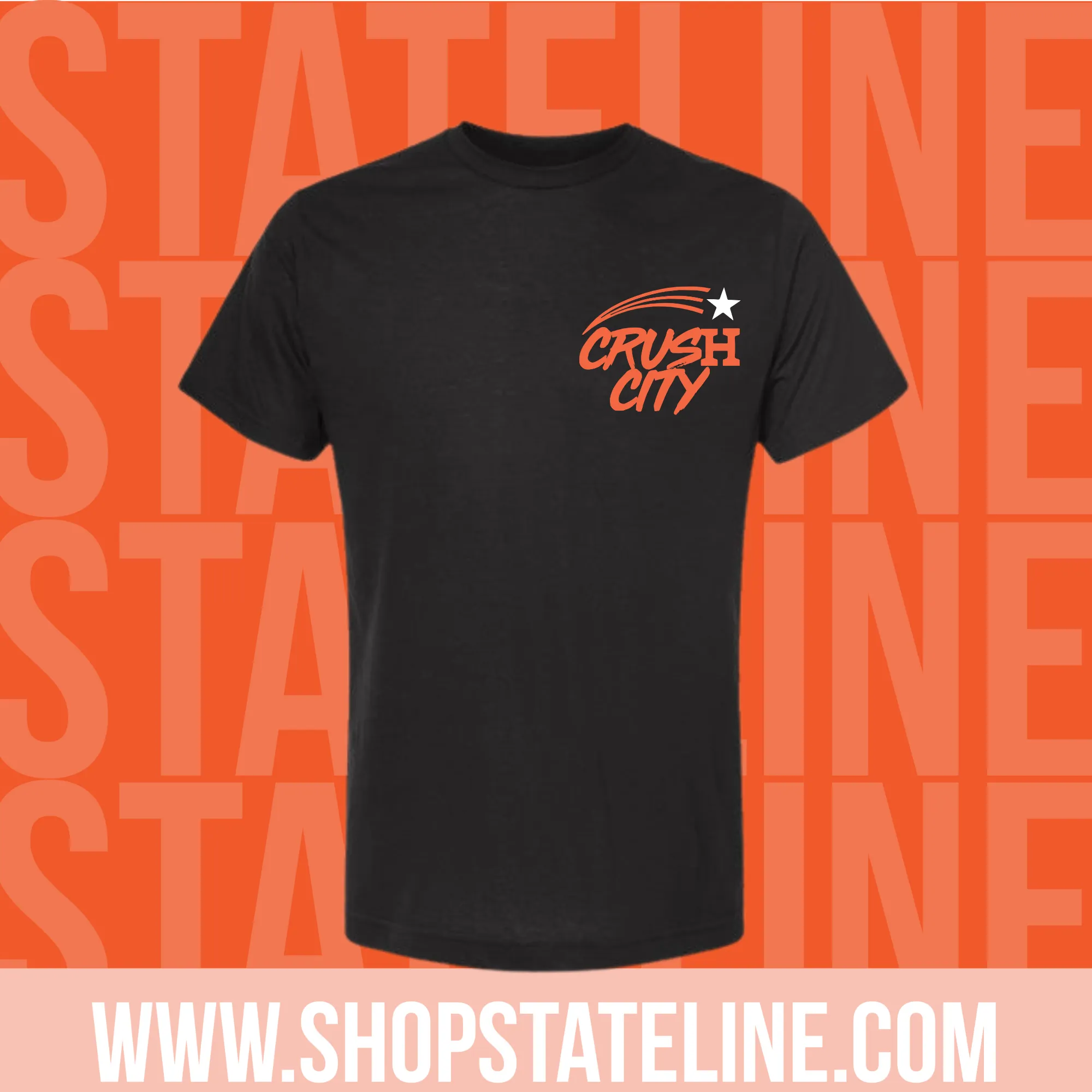Crush City Pocket Star -Black Unisex