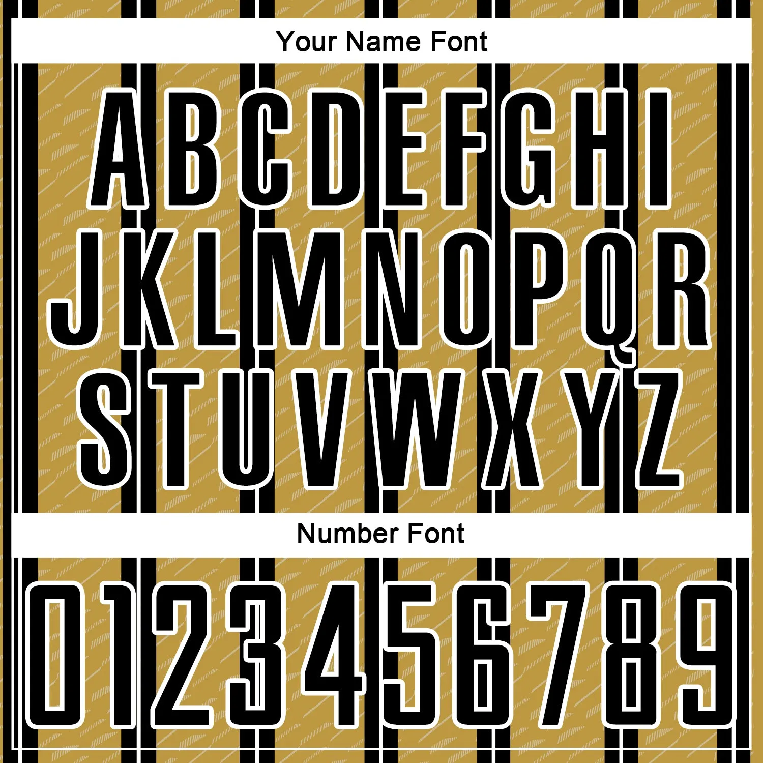 Custom Black Old Gold-White Line Sublimation Soccer Uniform Jersey