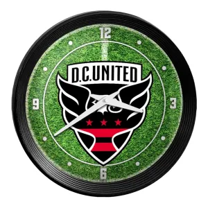 D.C. United: Pitch - Ribbed Frame Wall Clock