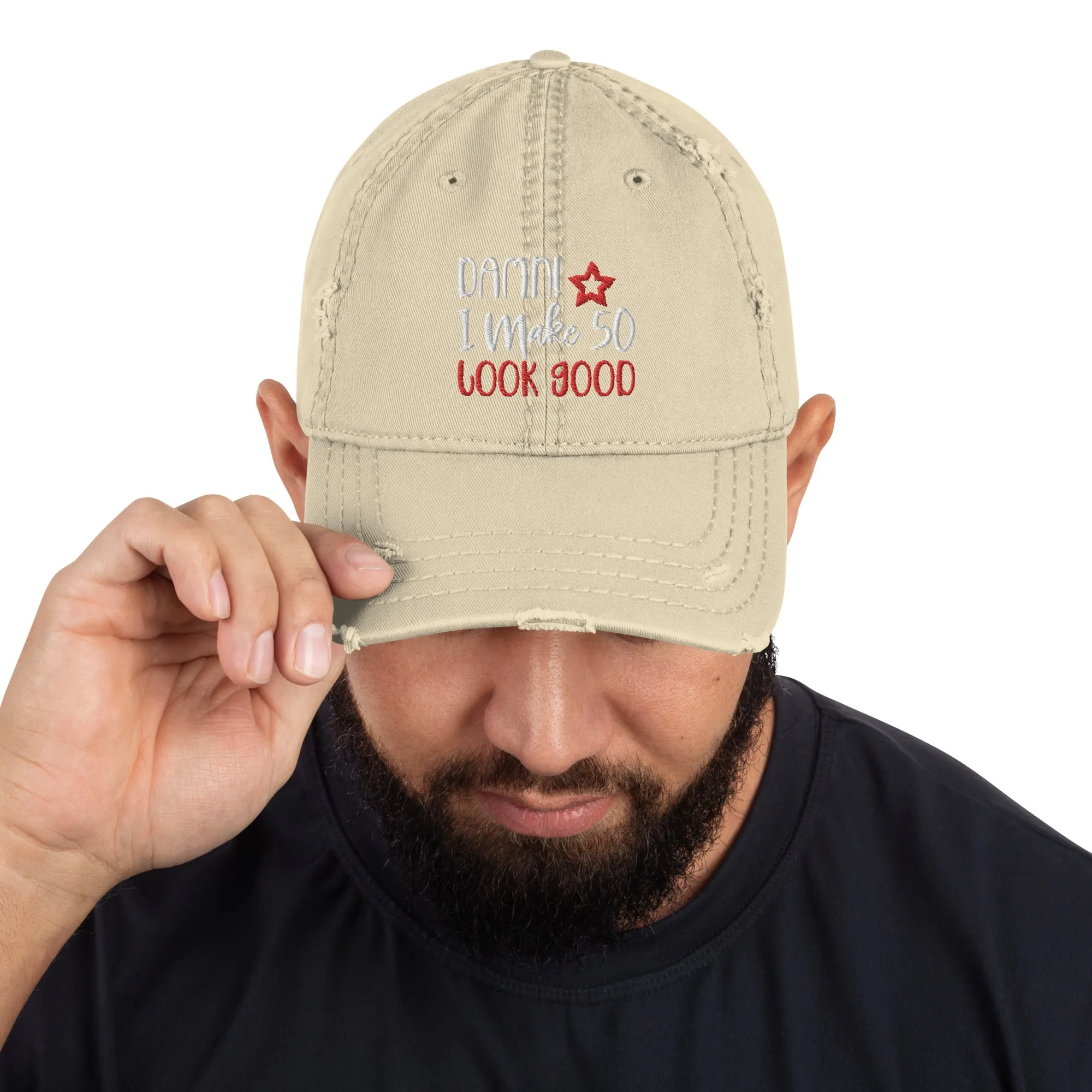 Distressed Dad Hat -Birthday Hat