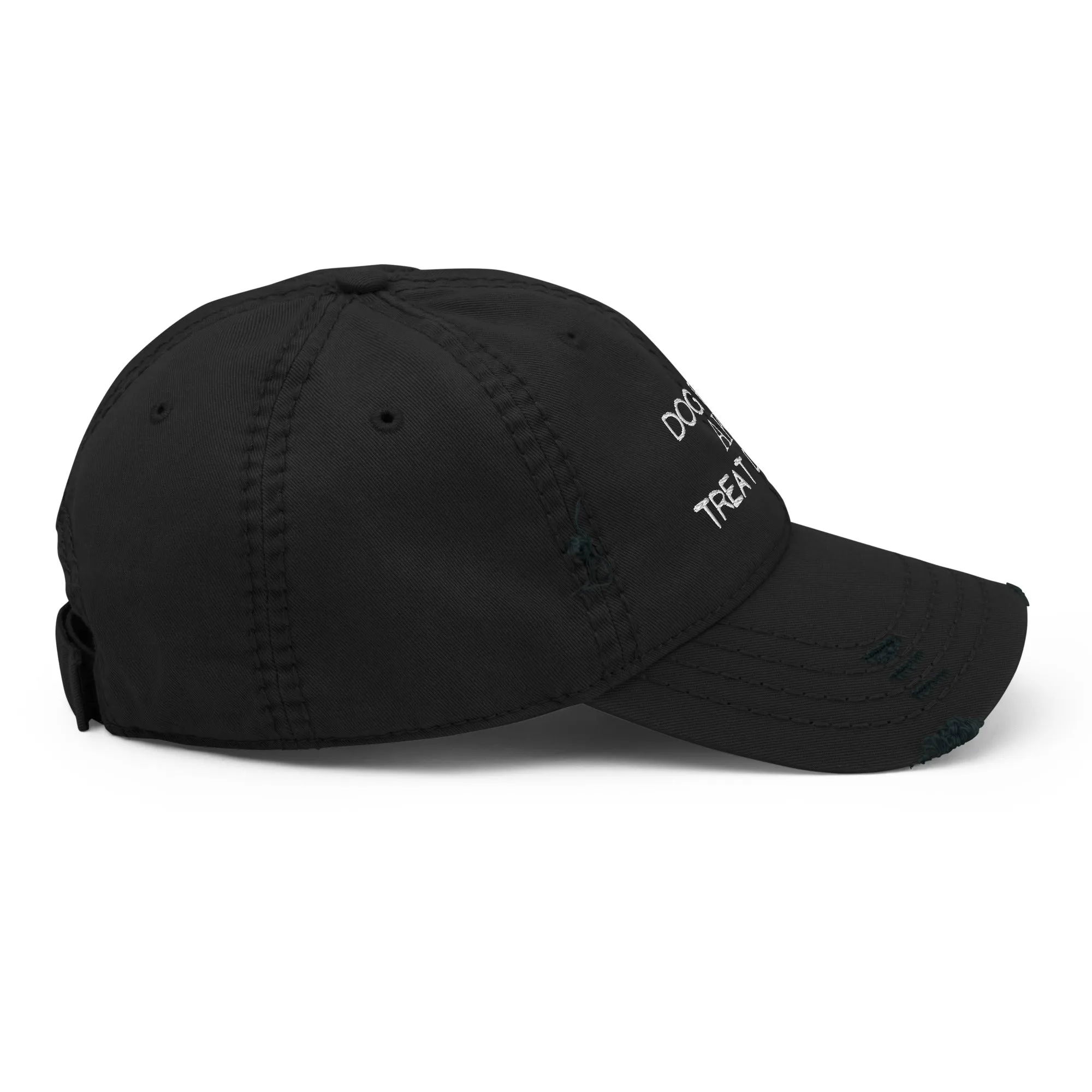 Dog Papa aka Treat Dealer Distressed Hat
