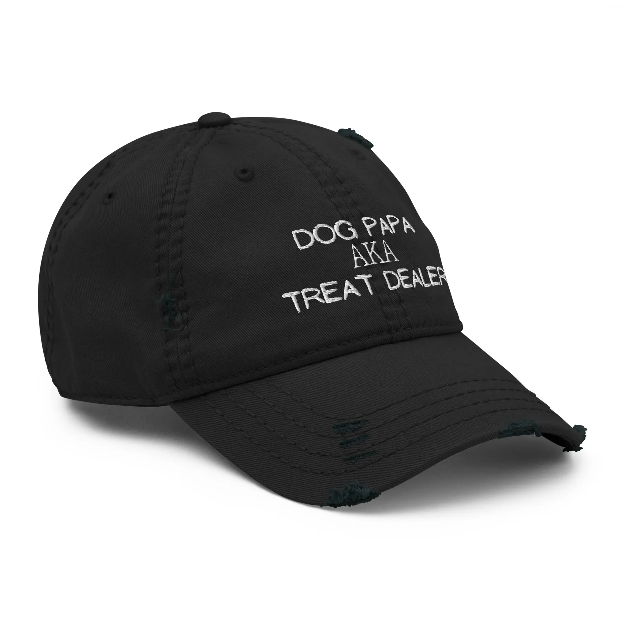 Dog Papa aka Treat Dealer Distressed Hat