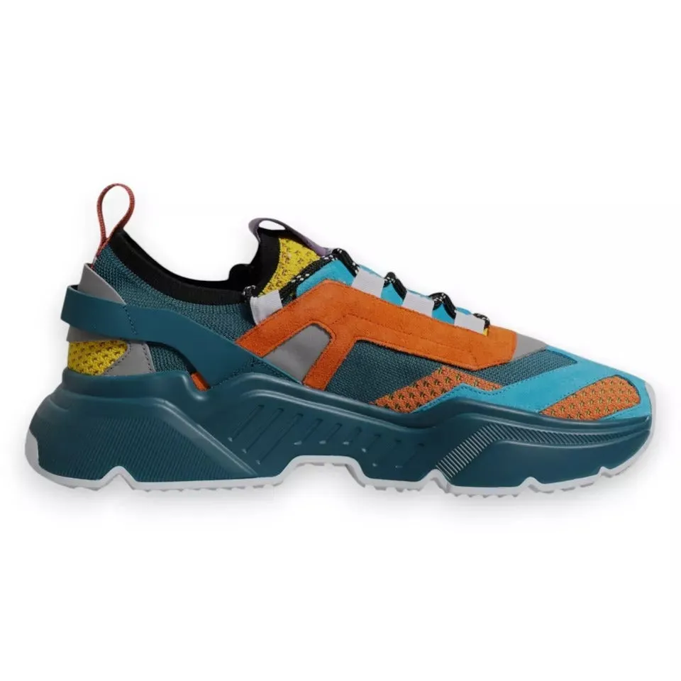 Dolce&Gabbana DAYMASTER Men Multicolor Sneakers Polyester Trainer Shoes EUR 44.5