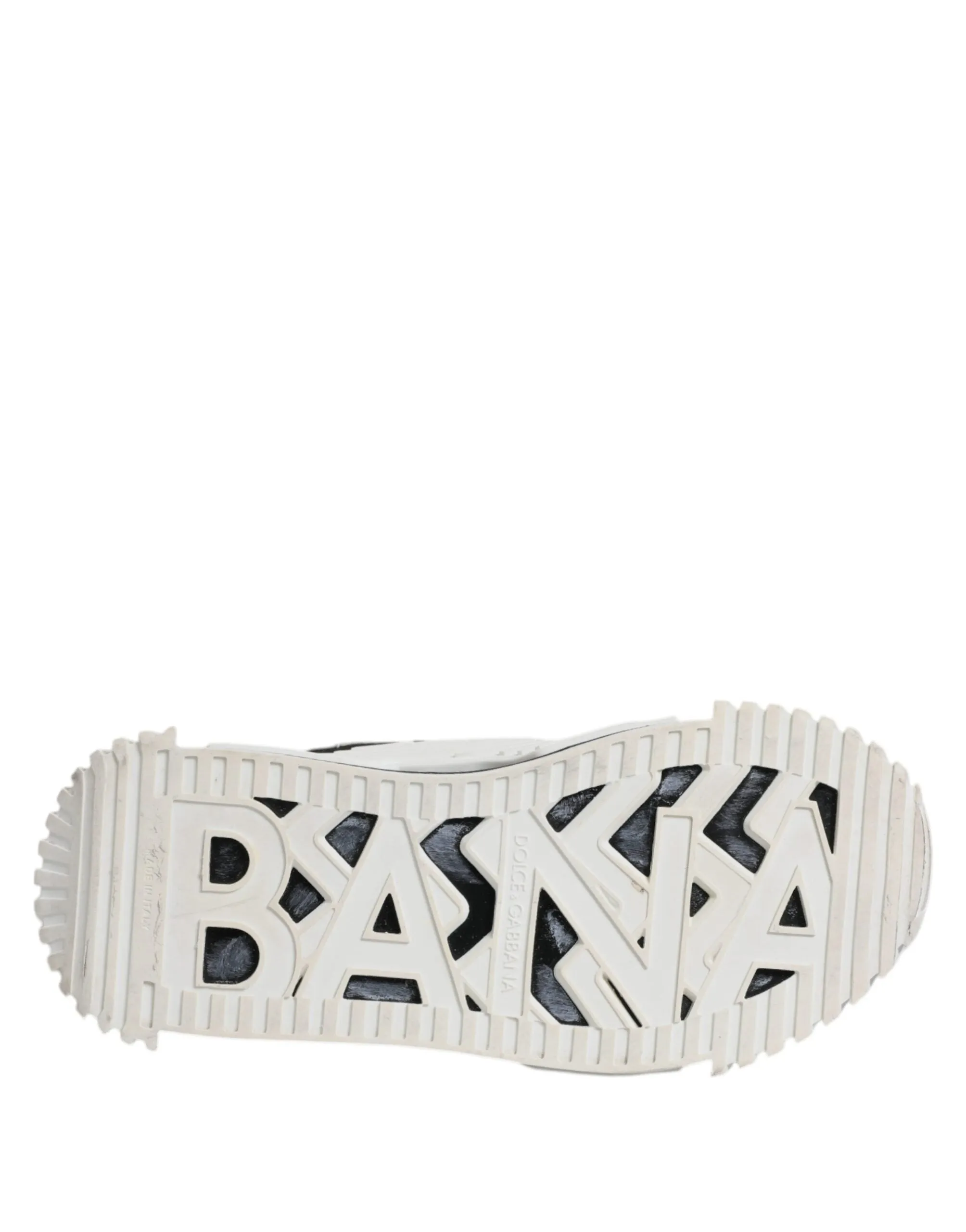 Dolce&Gabbana NS1 Women White Sneakers Leather Lace Up Flat Trainer Shoes EUR 35