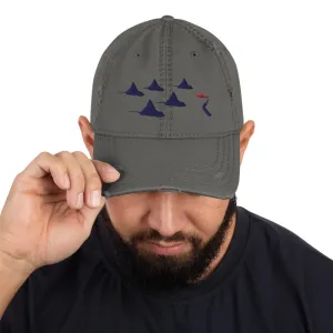 Eagle Ray City Ocean Dreams Distressed Dad Hat
