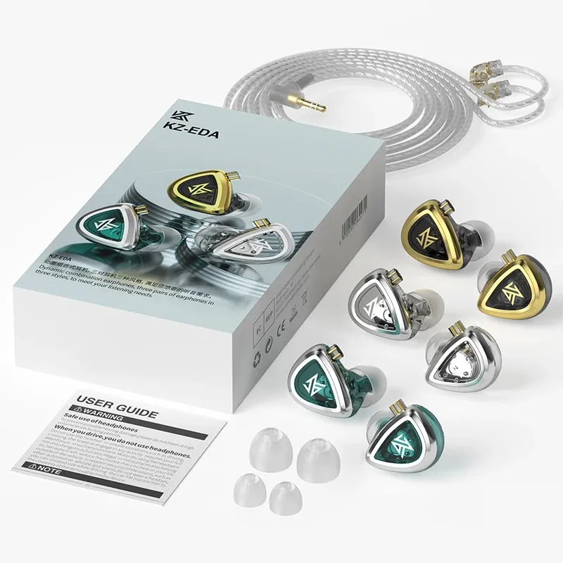 Earphones Bass/Balanced/Hi-Res Earbuds - In Ear Monitor Headphones - Sport Noise Cancelling HIFI Headset
