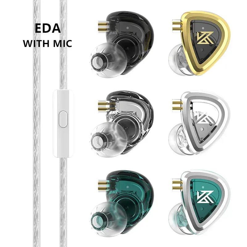 Earphones Bass/Balanced/Hi-Res Earbuds - In Ear Monitor Headphones - Sport Noise Cancelling HIFI Headset