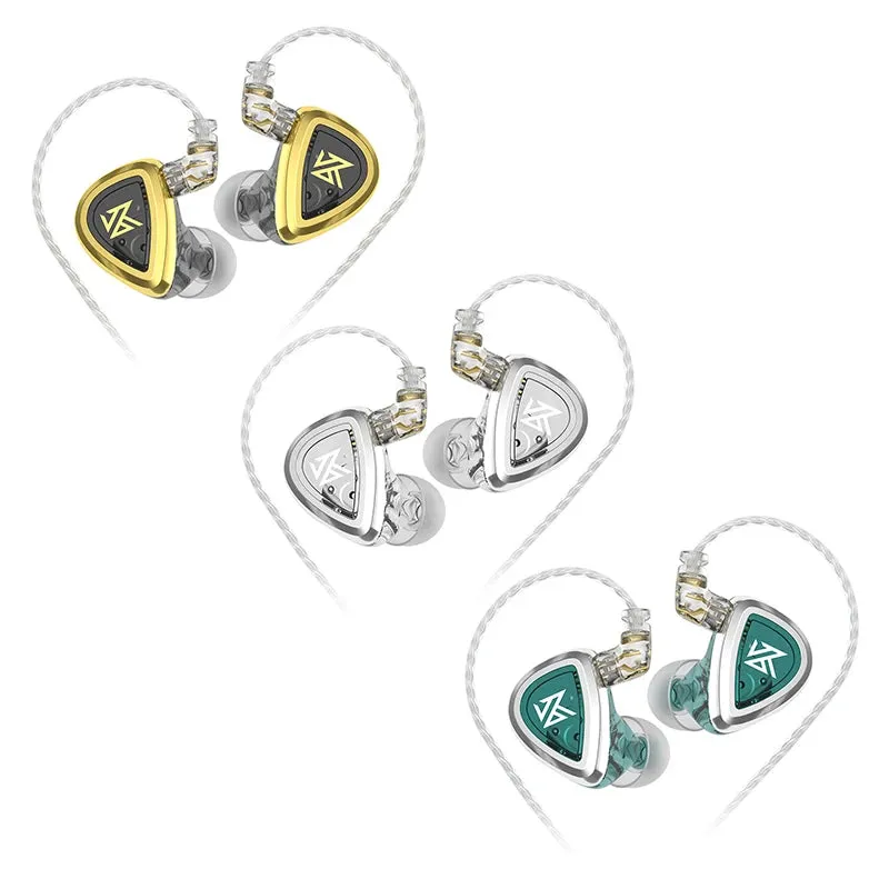 Earphones Bass/Balanced/Hi-Res Earbuds - In Ear Monitor Headphones - Sport Noise Cancelling HIFI Headset
