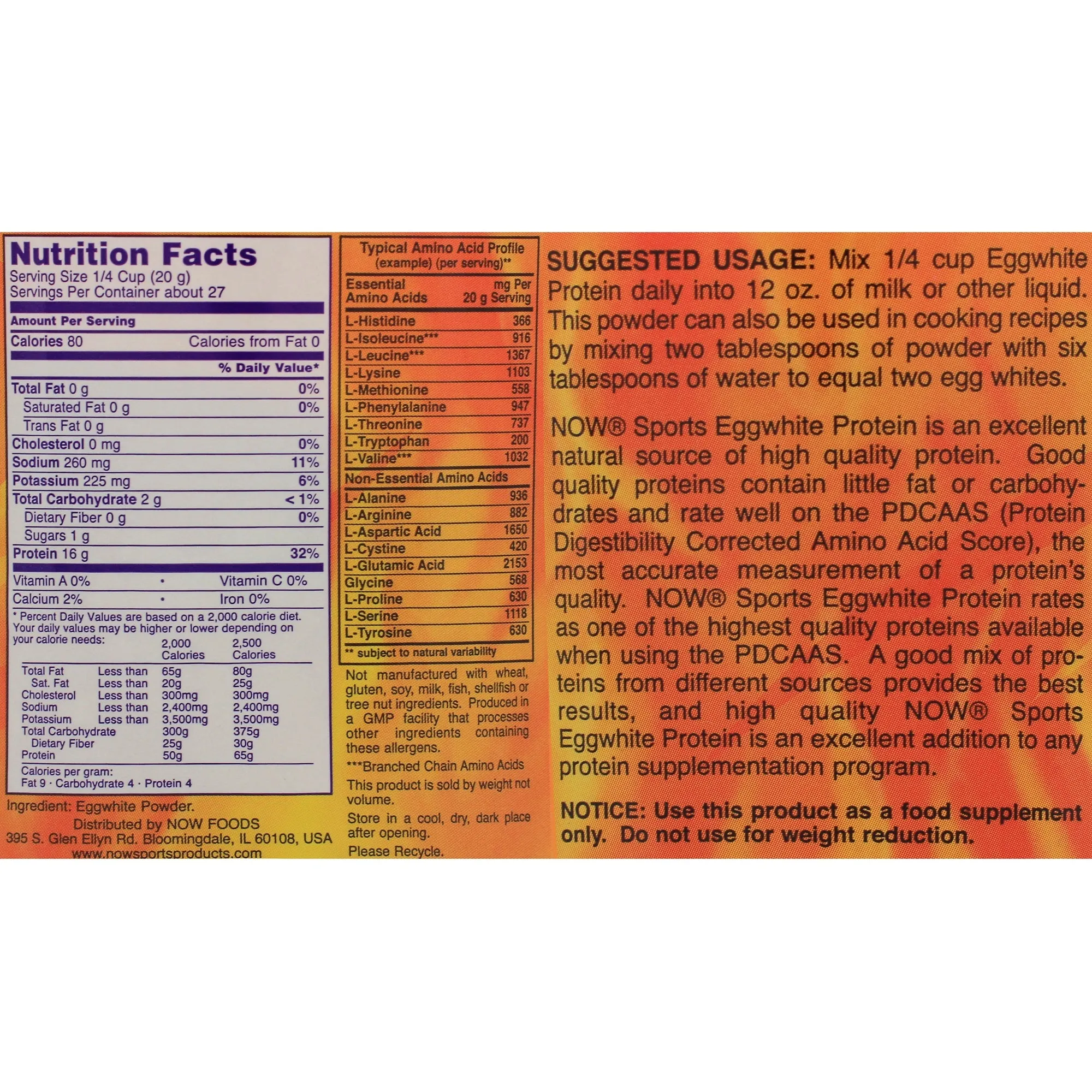 Eggwhite Powder