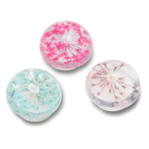 Encapsulated Flower 3 Jibbitz Pack