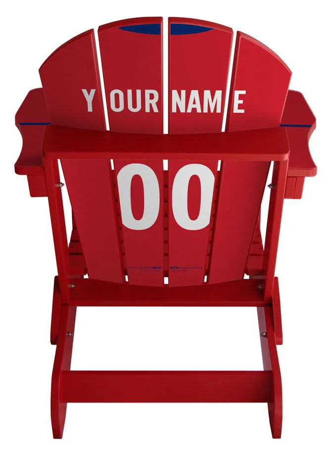 England Complete Custom with personalized name World Soccer Chair
