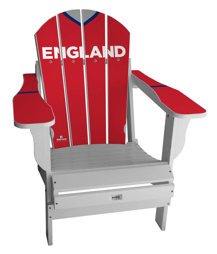 England Complete Custom with personalized name World Soccer Chair