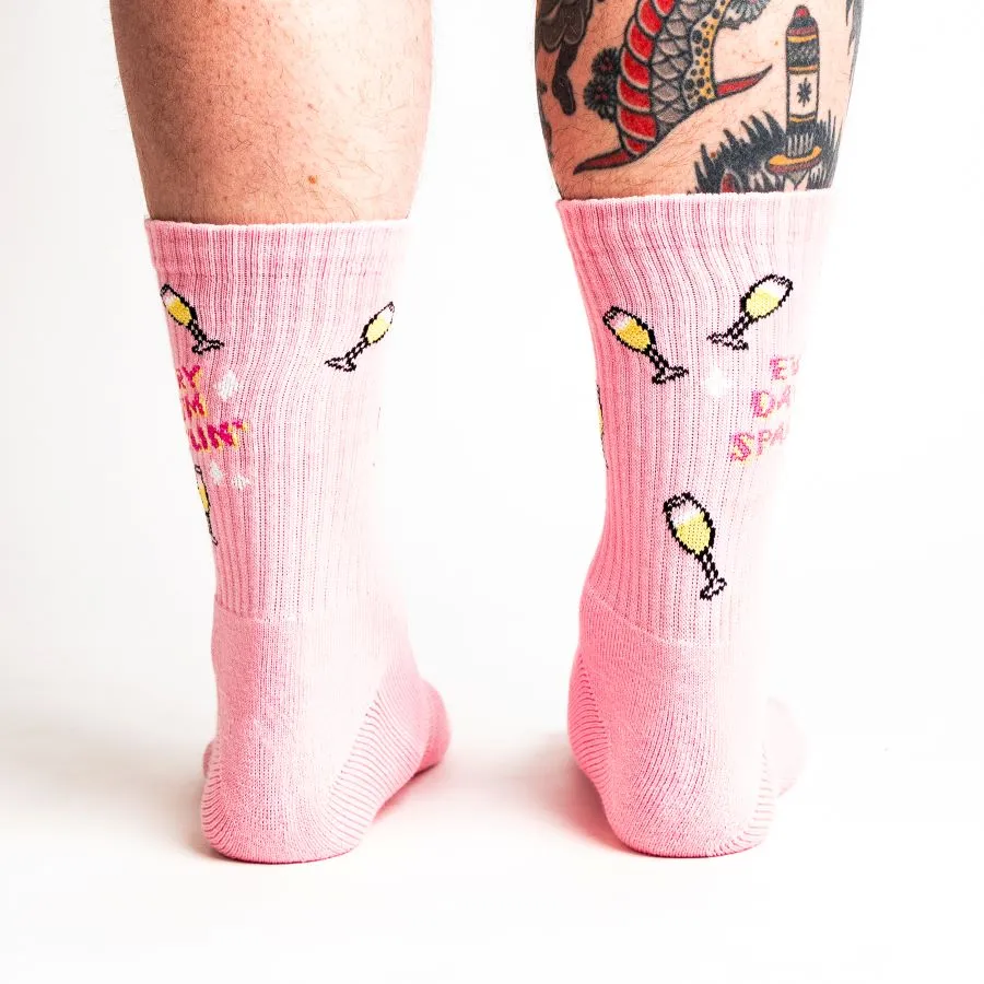 Everyday Im Sparkling Athletic Ribbed Crew Socks (Copy)