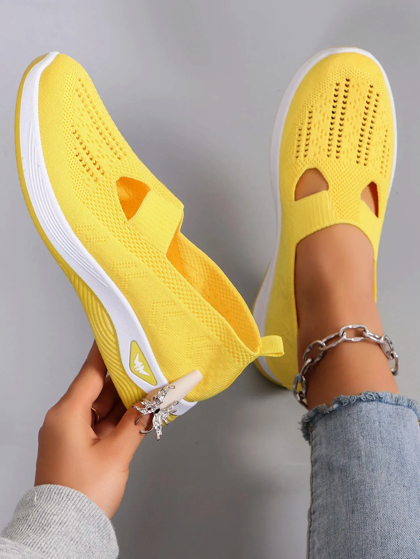 Fashionable Sports Shoes - Breathable, Lightweight, Non-Slip, Wear-Resistant Casual Sports Flat Shoes for Women, Spring New Collection