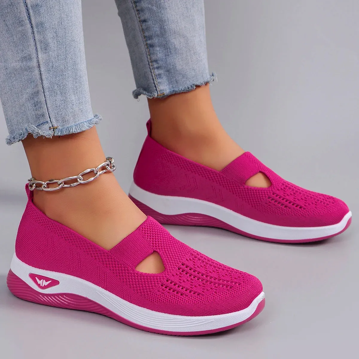 Fashionable Sports Shoes - Breathable, Lightweight, Non-Slip, Wear-Resistant Casual Sports Flat Shoes for Women, Spring New Collection