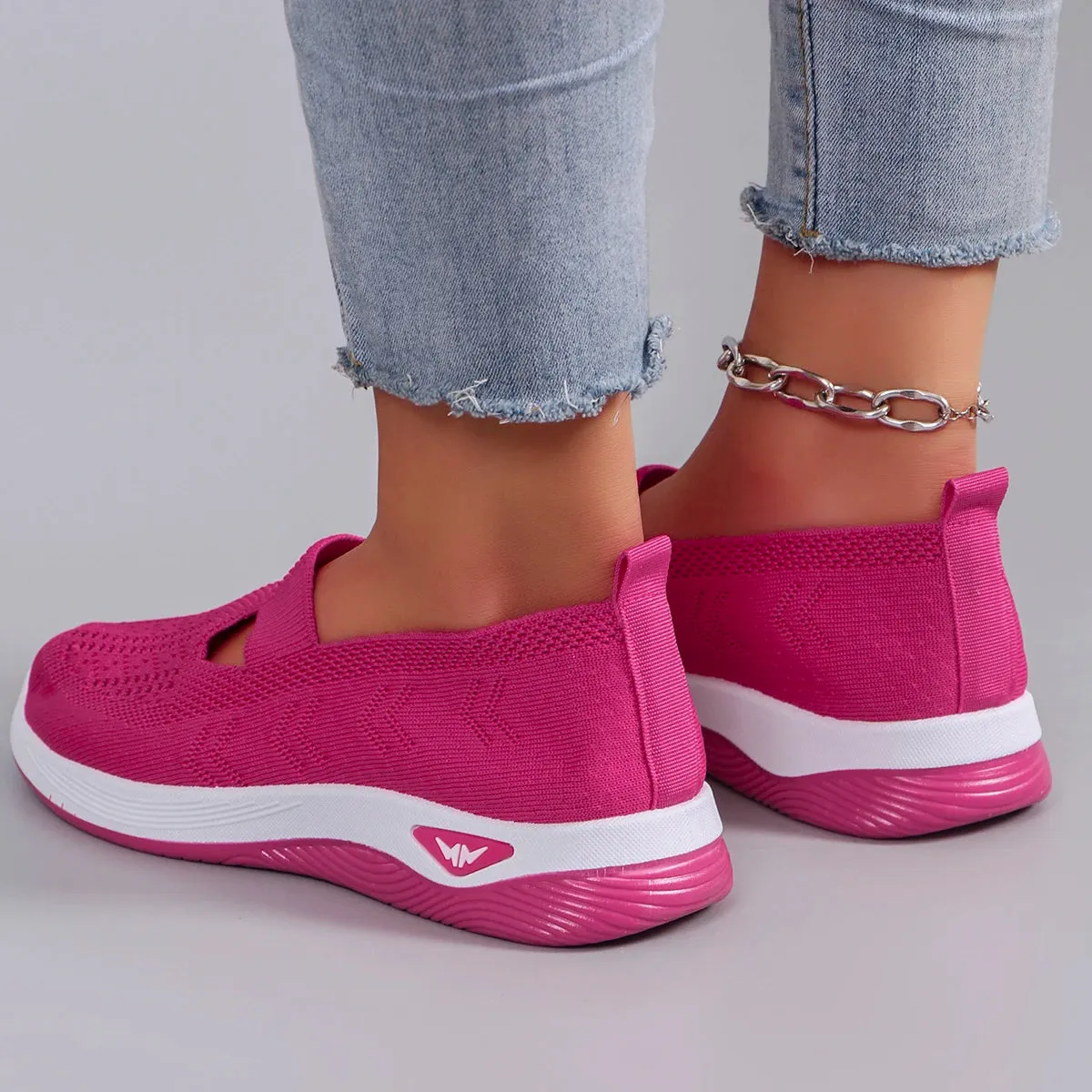 Fashionable Sports Shoes - Breathable, Lightweight, Non-Slip, Wear-Resistant Casual Sports Flat Shoes for Women, Spring New Collection