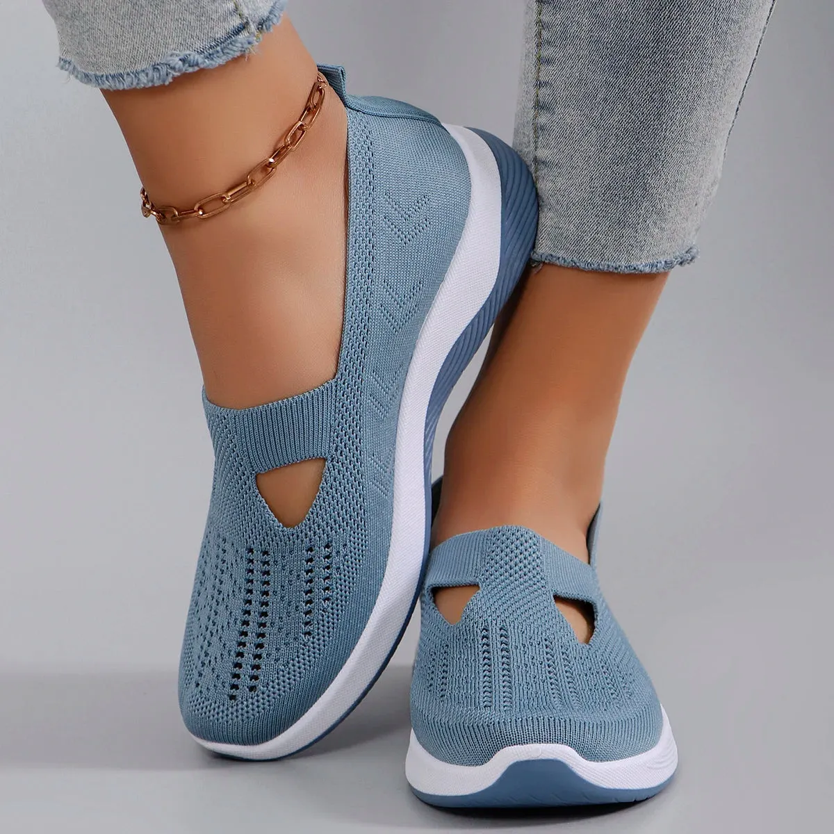 Fashionable Sports Shoes - Breathable, Lightweight, Non-Slip, Wear-Resistant Casual Sports Flat Shoes for Women, Spring New Collection