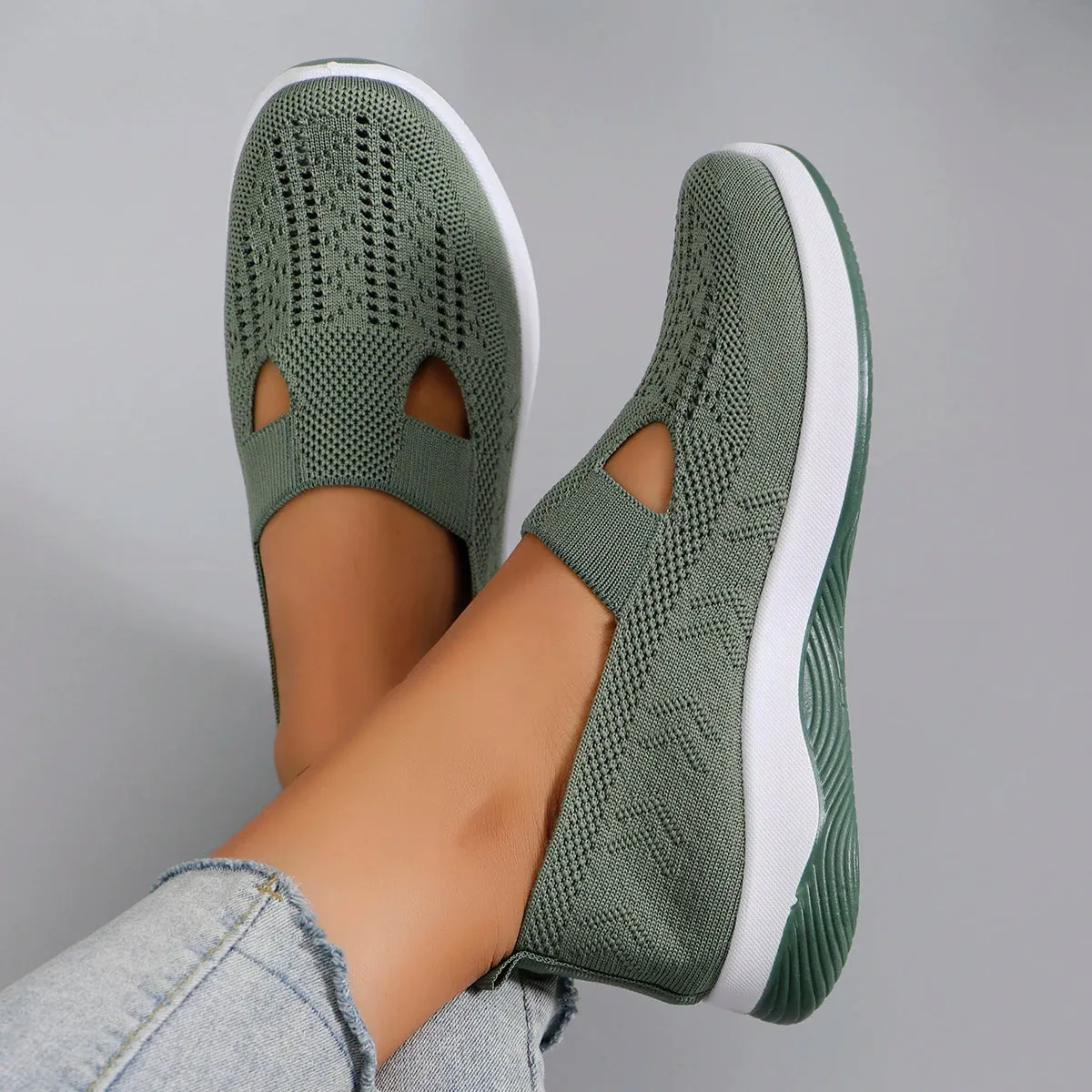 Fashionable Sports Shoes - Breathable, Lightweight, Non-Slip, Wear-Resistant Casual Sports Flat Shoes for Women, Spring New Collection