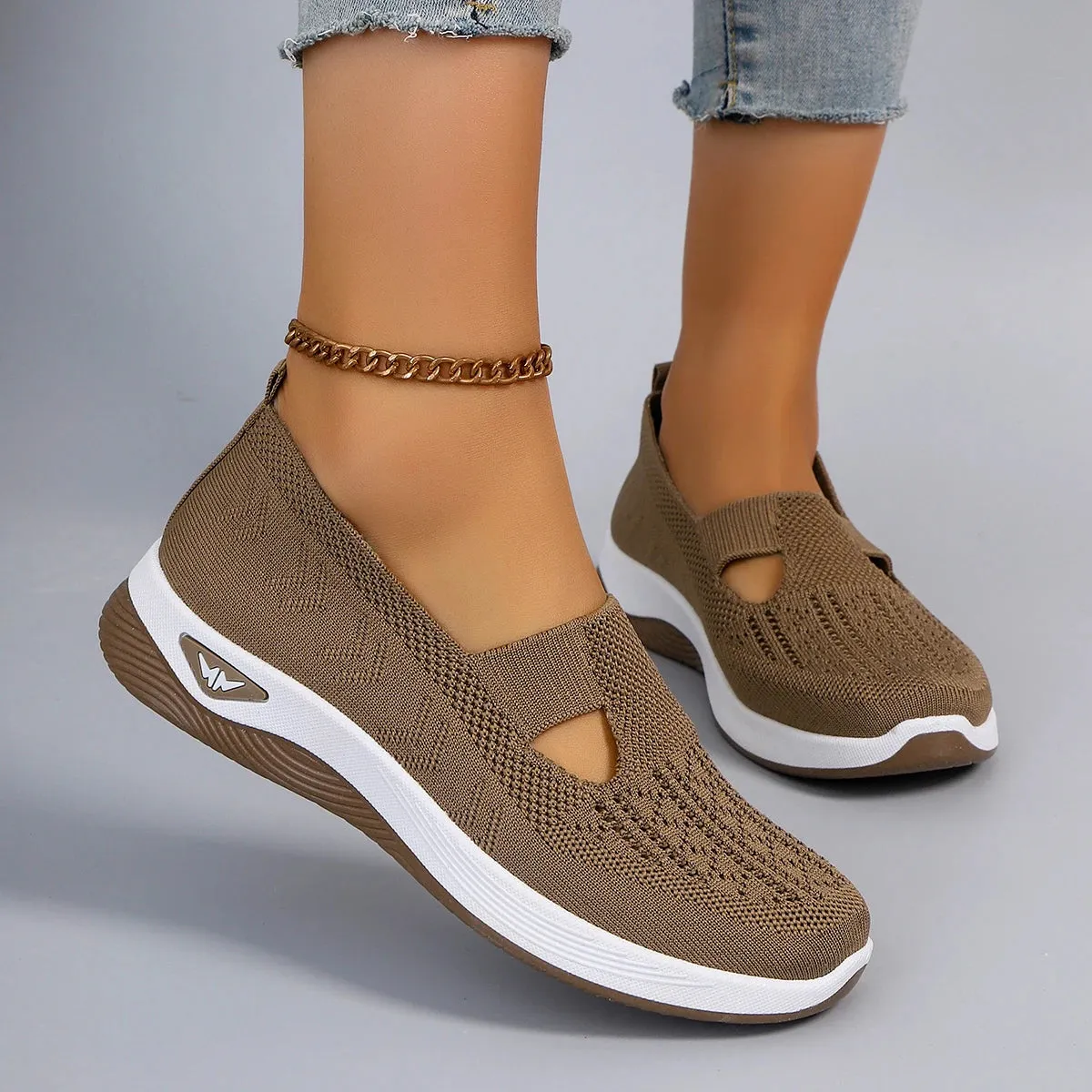 Fashionable Sports Shoes - Breathable, Lightweight, Non-Slip, Wear-Resistant Casual Sports Flat Shoes for Women, Spring New Collection