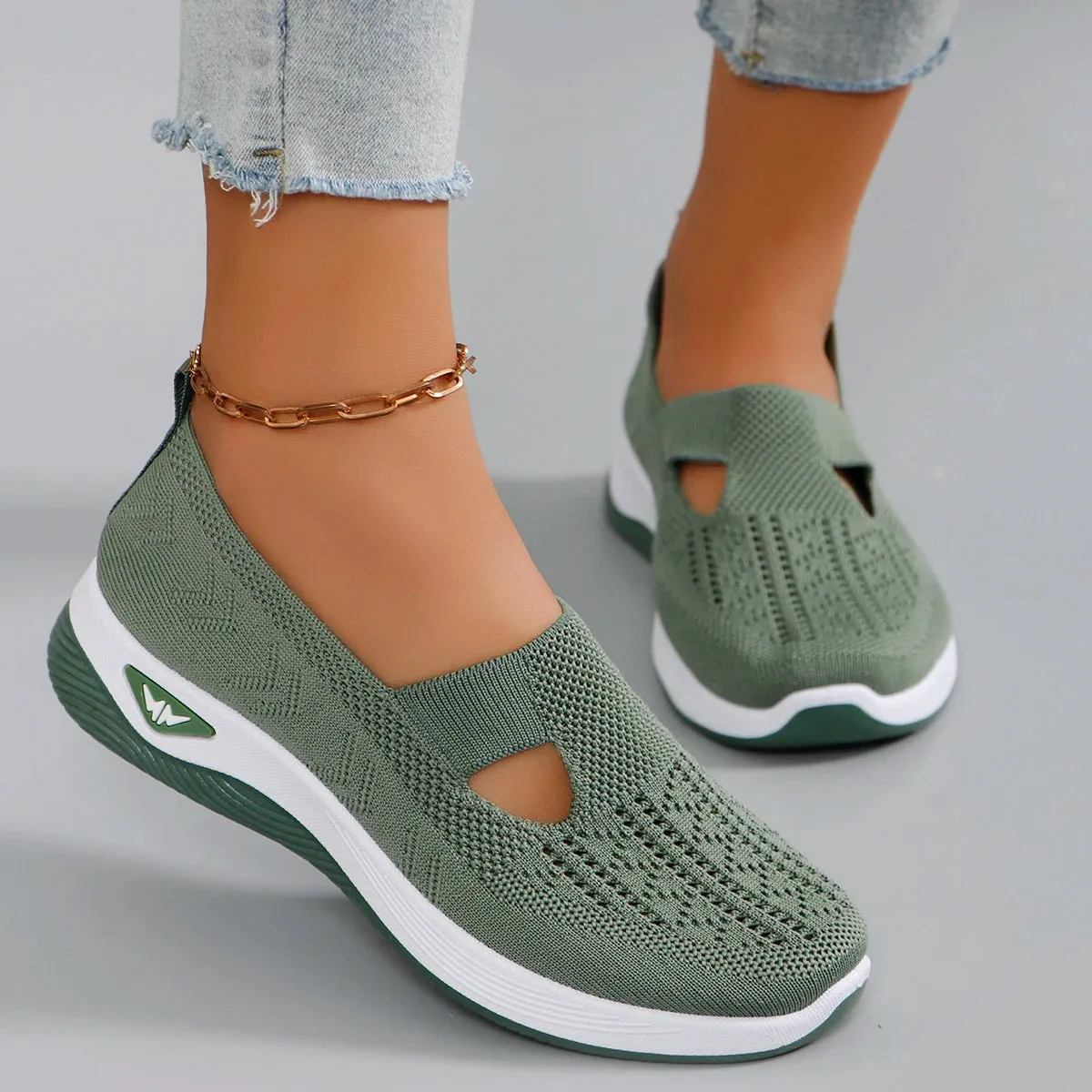 Fashionable Sports Shoes - Breathable, Lightweight, Non-Slip, Wear-Resistant Casual Sports Flat Shoes for Women, Spring New Collection