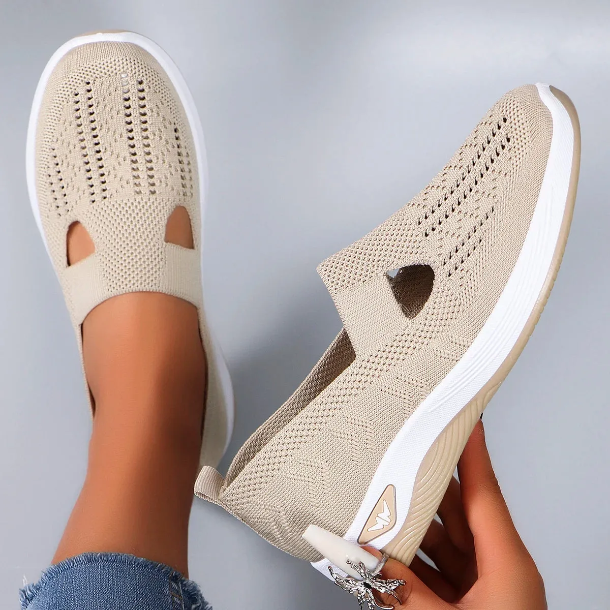 Fashionable Sports Shoes - Breathable, Lightweight, Non-Slip, Wear-Resistant Casual Sports Flat Shoes for Women, Spring New Collection