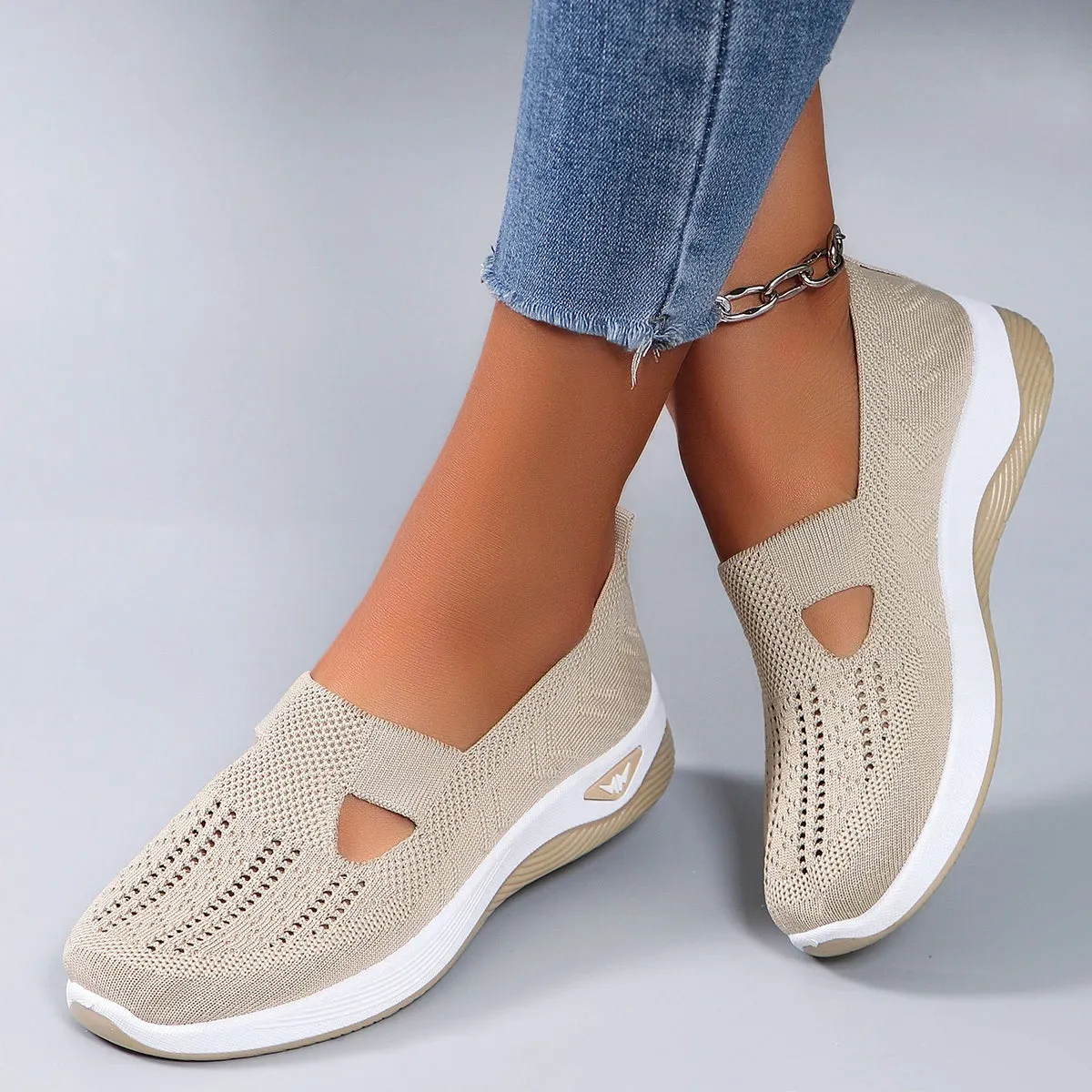 Fashionable Sports Shoes - Breathable, Lightweight, Non-Slip, Wear-Resistant Casual Sports Flat Shoes for Women, Spring New Collection