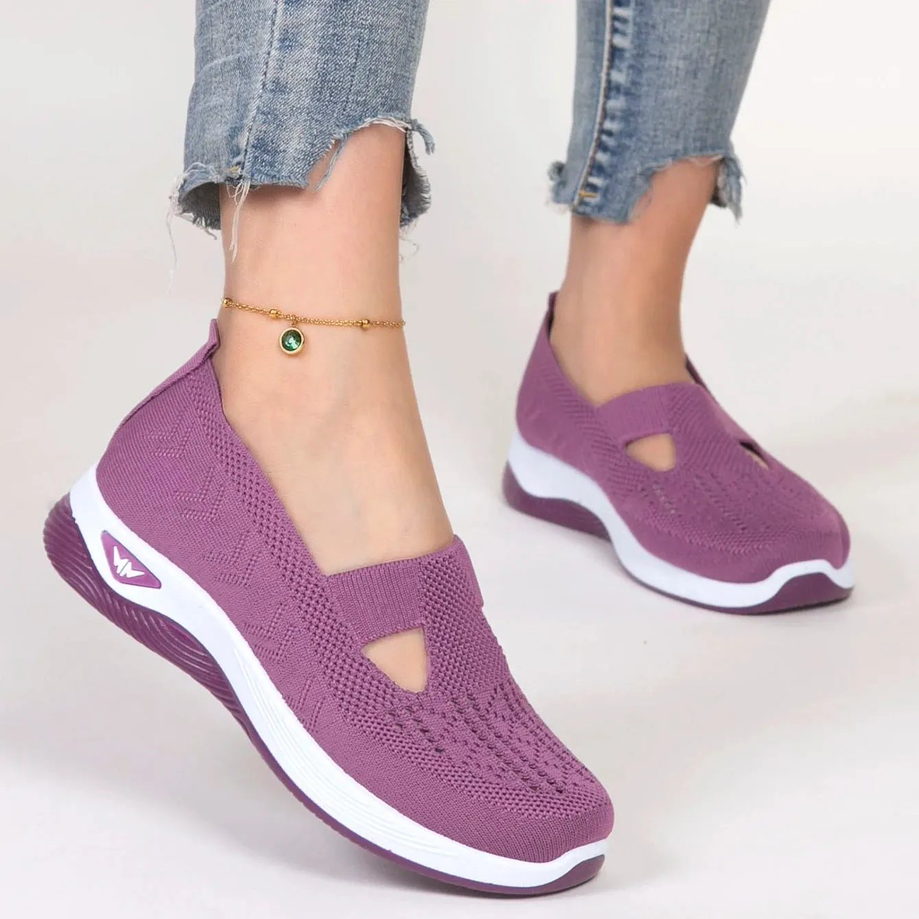 Fashionable Sports Shoes - Breathable, Lightweight, Non-Slip, Wear-Resistant Casual Sports Flat Shoes for Women, Spring New Collection