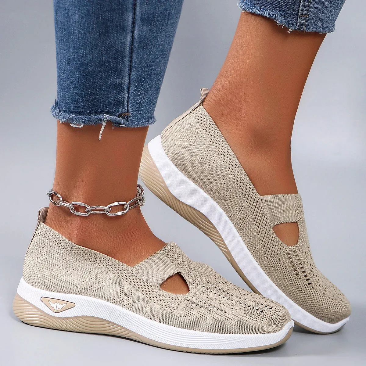 Fashionable Sports Shoes - Breathable, Lightweight, Non-Slip, Wear-Resistant Casual Sports Flat Shoes for Women, Spring New Collection