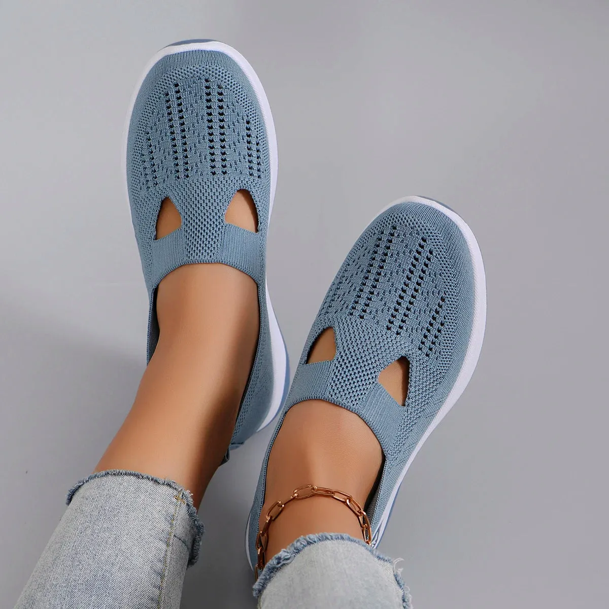 Fashionable Sports Shoes - Breathable, Lightweight, Non-Slip, Wear-Resistant Casual Sports Flat Shoes for Women, Spring New Collection